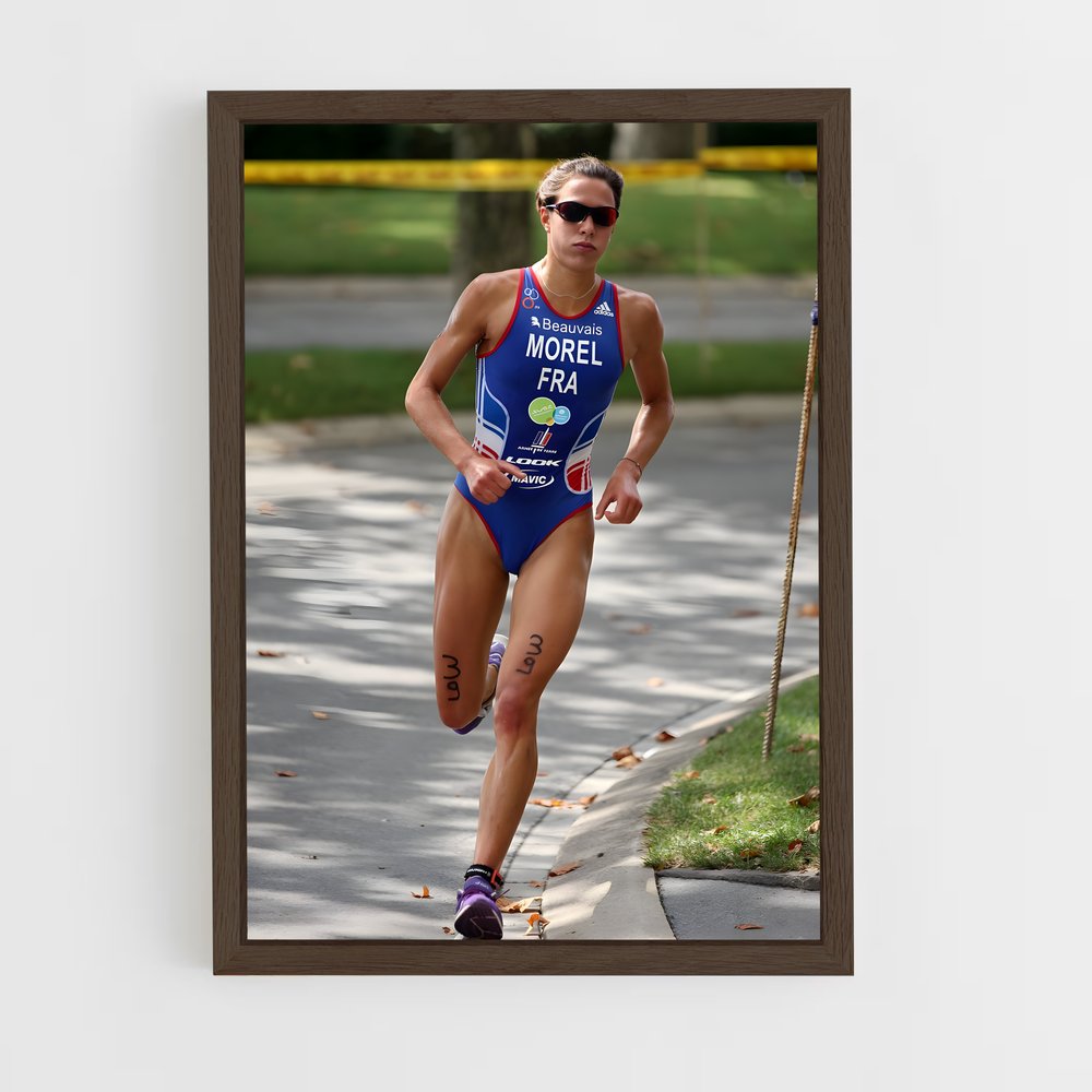 Poster Triathlon en Course – affiche Athlétisme (vue 5)